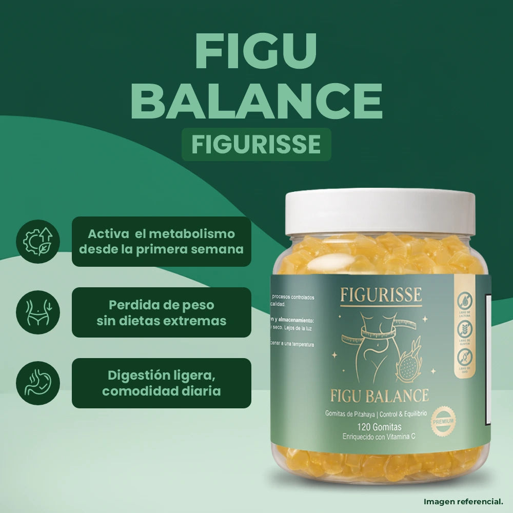 FIGU BALANCE - GOMITAS PITAHAYA DETOX+ REGULADORAS DE APETITO