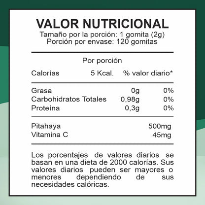 FIGU BALANCE - GOMITAS PITAHAYA DETOX+ REGULADORAS DE APETITO