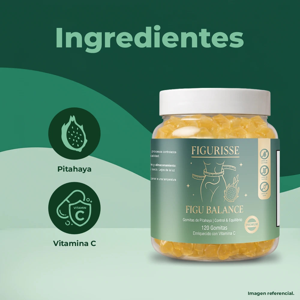 FIGU BALANCE - GOMITAS PITAHAYA DETOX+ REGULADORAS DE APETITO