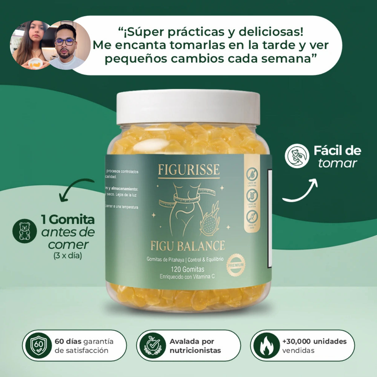 FIGU BALANCE - GOMITAS PITAHAYA DETOX+ REGULADORAS DE APETITO